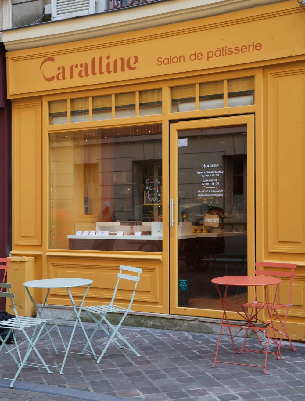 Devanture de Caralline — 8 rue Ducastel