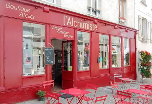 Le bar à sirops de L'Alchimiste, Marc Chenue, à Chevreuse